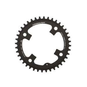 Stronglight Gravel Kettenblatt für Campa (40 Zähne | schwarz ct² Alu 7075-T6 | 123mm)