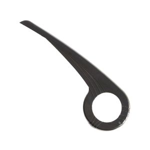 Hebie 1-Flügel Kettenschutz ohne Halter (48 Zähne | 22cm | schwarz)