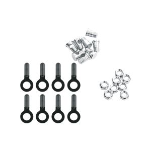 SKS V2A Strebenbefestigungsset (8 Stück | schwarz)