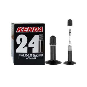 Kenda 56-62/507 AV40 Fahrradschlauch (schwarz)