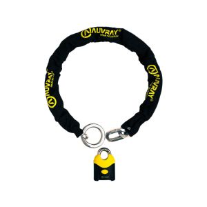 Auvray K Block Kettenschloss (schwarz / gelb)