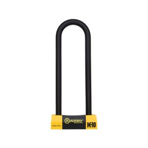Auvray K10 Bügelschloss (85x310 | schwarz / gelb)