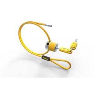 Auvray Multifunktion Kabelschloss (gelb)