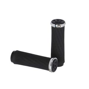 Sram Fahrradgriffe mit Schraubensicherung für Grip Shift (10cm | mit Klemme + Endstopfen)