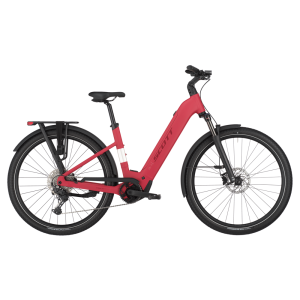 Scott Sub 30 Wave Trekking E-Bike (28" | 600Wh | raspberry red)-56 cm