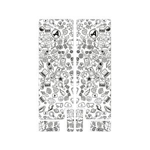 ALGIS Icon Gabelaufkleber (matt | schwarz)