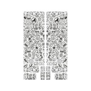 ALGIS Icon Gabelaufkleber (texturiert | schwarz)