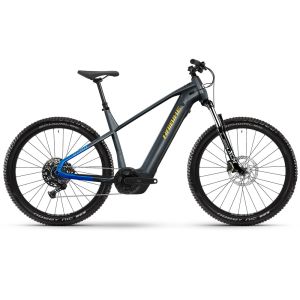 Haibike AllTrack 6.5 MTB E-Bike (27,5" | 600Wh | grau / blau / gelb)-40cm