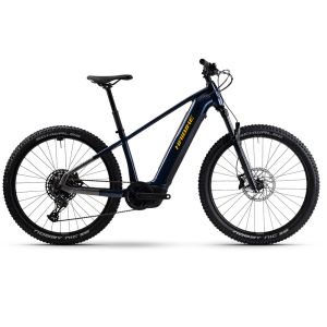 Haibike AllTrack 10 MTB E-Bike (27,5" | 800Wh | blau / titan / gelb)-40cm
