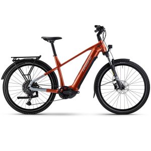 Haibike Trekking 4 High E-Bike (27,5" | 720Wh | orange / silber)-60cm
