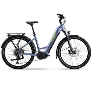 Haibike Trekking 7.5 Low E-Bike (27,5" | 720Wh | blue slate / gelb)-50cm