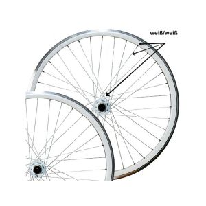 Point SingleSpeed Radsatz (28“ | Hohlkammer | weiß)