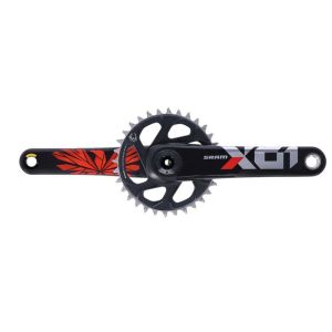 Sram X01 Eagle Boost 148 DUB Kettenradgarnitur (175mm | rot | 32 Zähne | X-SYNC2 | DM | 12-fach C2)