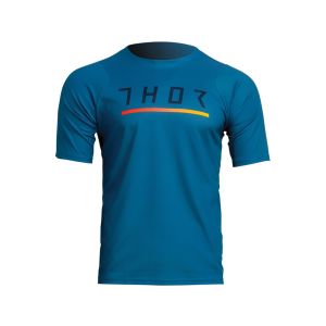 Thor Assist Caliber Fahrradtrikot Herren (blau)-XXL