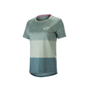 Alpinestars Stella Alps 8 Fahrradtrikot Damen (blau / grün)-L