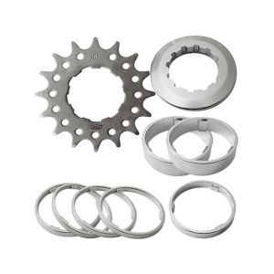 Point Single Speed Steckkranz (16 Zähne | 1/2" | x3/32" | CroMo | Ringe)
