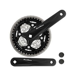 SunRace FCM600 Kurbelsatz (170mm Alu | 22-32-42 | schwarz)