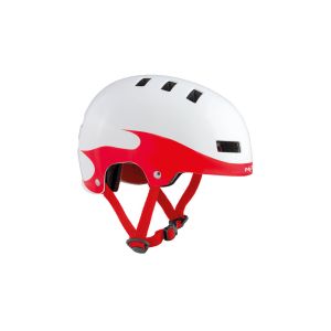MET YoYo Fahrradhelm (weiß / rot)