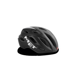 MET Idolo Fahrradhelm (schwarz / grau)