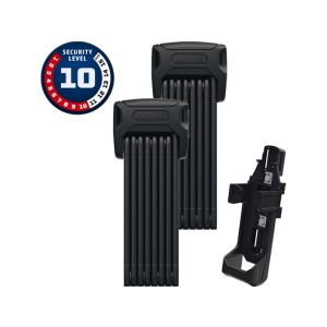 Abus BORDO BIG XPlus 6000K/120 TWIN SET Faltschloss (120 cm | schwarz)