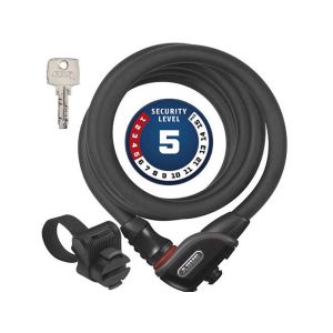 Abus PHANTOM 8950/180 TexKF Spiralkabelschloss (180cm | schwarz)