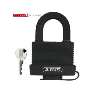 Abus Messing 70/45 B/DFNLI Vorhängeschloss (schwarz)