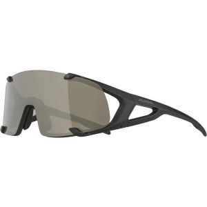 Alpina Hawkeye Q-Lite Sonnenbrille (schwarz | Gläser silber verspiegelt)