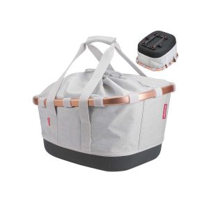 KLICKfix Bikebasket GT Hinterradtasche (twist sky rose | 21 Liter | Uniklip2)
