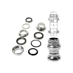 neco Steuersatz (1" | 26.4mm Konus | silber)