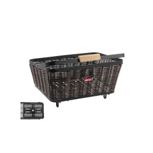 Unix Beato Universal Hinterradkorb (geflochten | schwarz / braun)