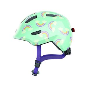 Abus Smiley 3.0 LED Fahrradhelm Kinder (blue rainbow)