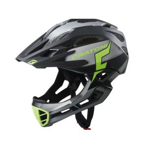 Cratoni C-Maniac Pro Fahrradhelm (schwarz / grün)