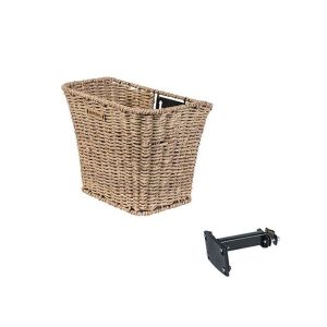 Basil BREMEN RATTAN LOOK FM Vorderradkorb (seagrass)