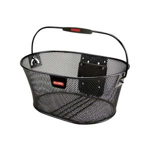 Asista KlickFix Oval Vorderradkorb (schwarz)