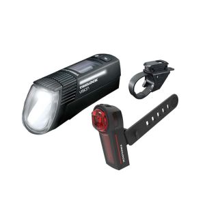 Trelock VectorSignal Vision Beleuchtungssatz (LS 760/740 | schwarz | mit Halter)