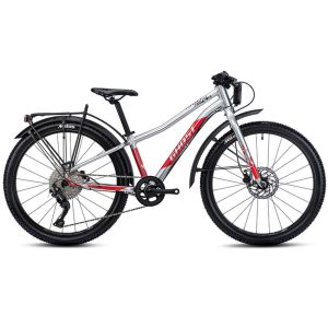 Ghost Kato 24 Pro EQ Mountainbike (24" | silber / krawallrot)