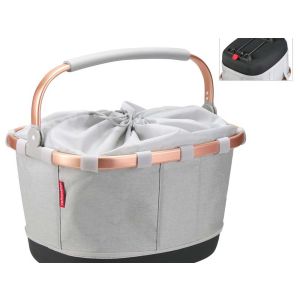 KLICKfix Carrybag GT Hinterradtasche (twist sky rose | 24 Liter | Racktime)