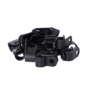 Westphal 856 Bowdenzug-Schelle (schwarz | für 6mm Kabel | 25 Stück)