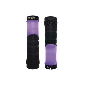 Prologo Proxim X-Shred Fahrradgriffe (schwarz / lila | 135mm)