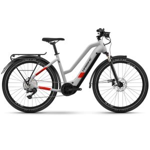 Haibike Trekking 7 Mid E-Bike (27,5" | 630Wh | rot / grau)