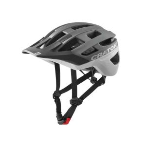 Cratoni AllRace Fahrradhelm (anthrazit / mattweiß)
