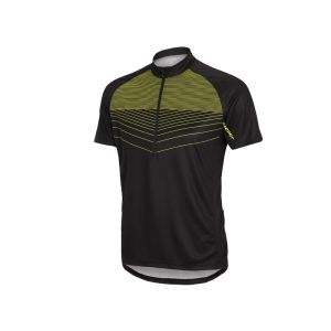 Ziener Cadmin Fahrradtrikot Herren (schwarz / lime)
