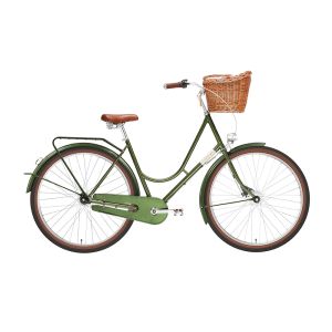 Creme HolyMoly Doppio City Fahrrad (28“ | mud green)-53 cm
