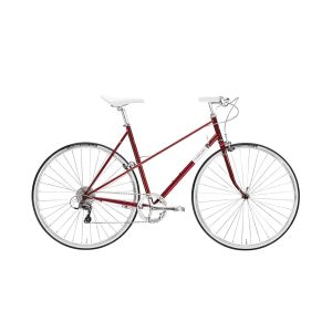 Creme Echo Mixte Uno City Fahrrad (28“ | vampirrot)-55 cm
