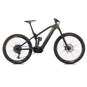 NS Bikes E-Fine 1 170 Fully MTB E-Bike (29/27,5“ | 630Wh | schwarz / grün)-S
