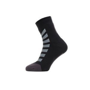 SealSkinz All Weather Ankle Fahrradsocken (Hydrostop | schwarz / grau)