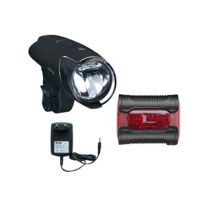 Busch&Müller LED Akkuscheinwerfer Set IXON IQ Premium 80Lux inklusive Akkus / Ladegerät / Ixback