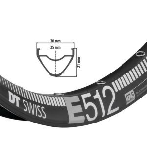 DT Swiss Felge E 512 27,5" 584-25 VL 65mm 32 Loch