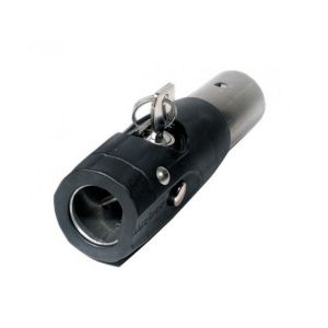 Weber Deichselanschluss mit Schloss für Stahl-Deichsel Monz 254mm