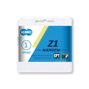 KMC Z1 Narrow EPT für Nabensch. Kette (1 / 2 x 3 / 32" | 112 Glieder | 7.3mm | silber)